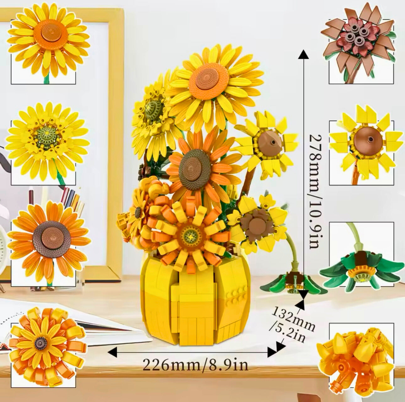 The Sunflowers set 1009PCS